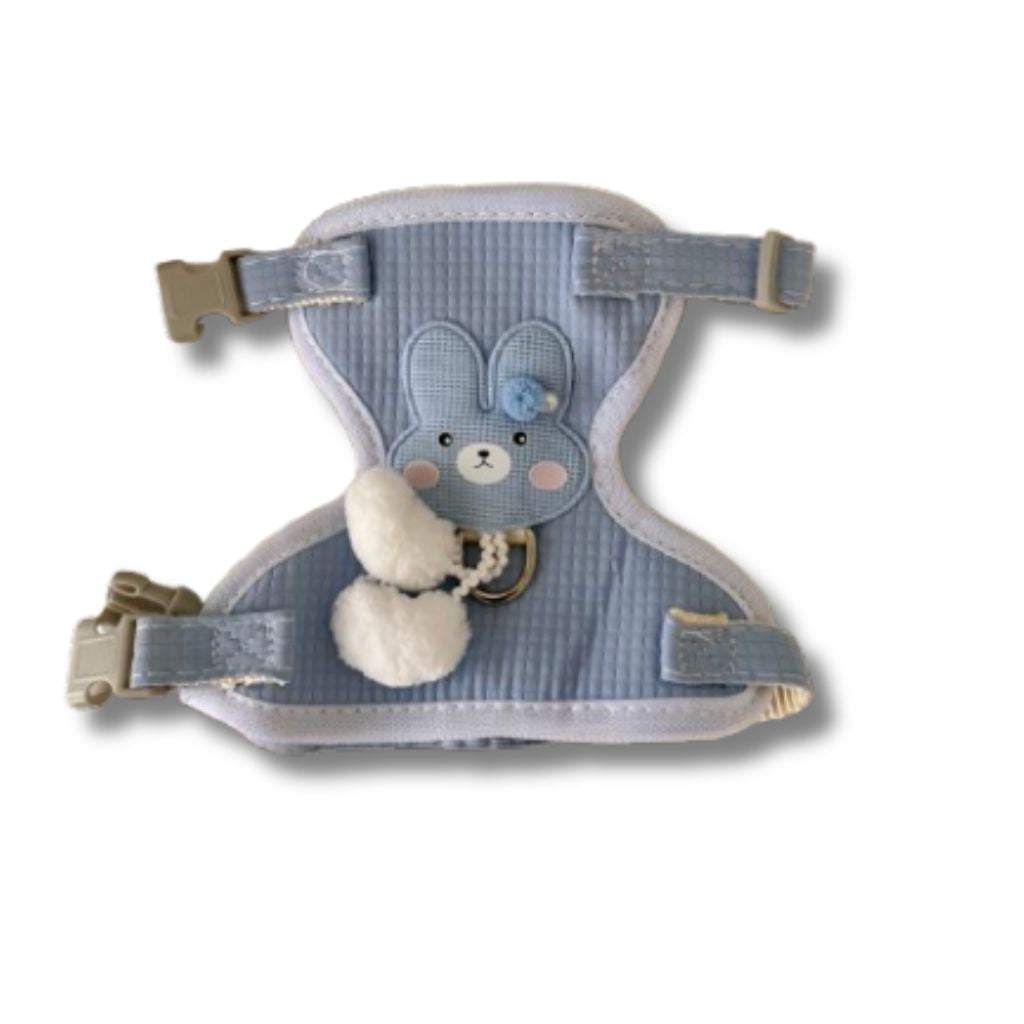 Cute bunny harness blue