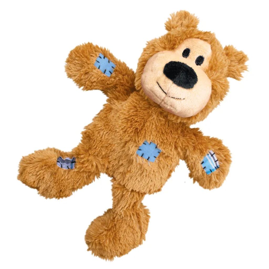 Kong Bear dog toy for chewing and cuddling
