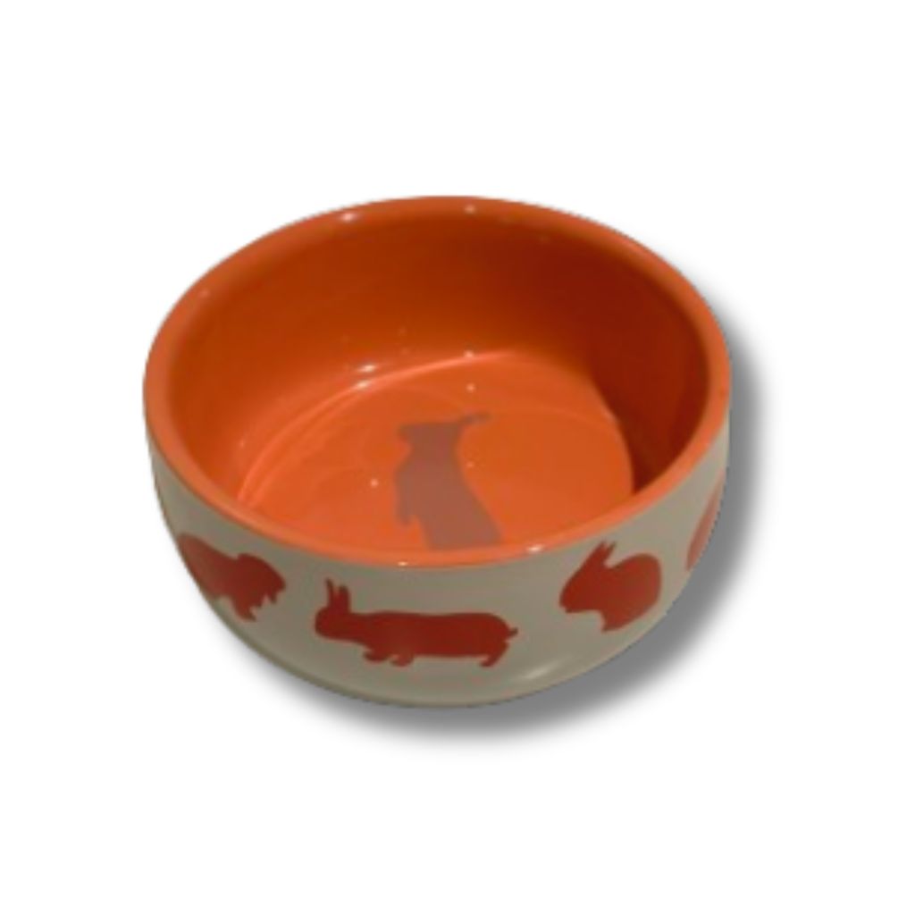 Rabbit ceramic bowl