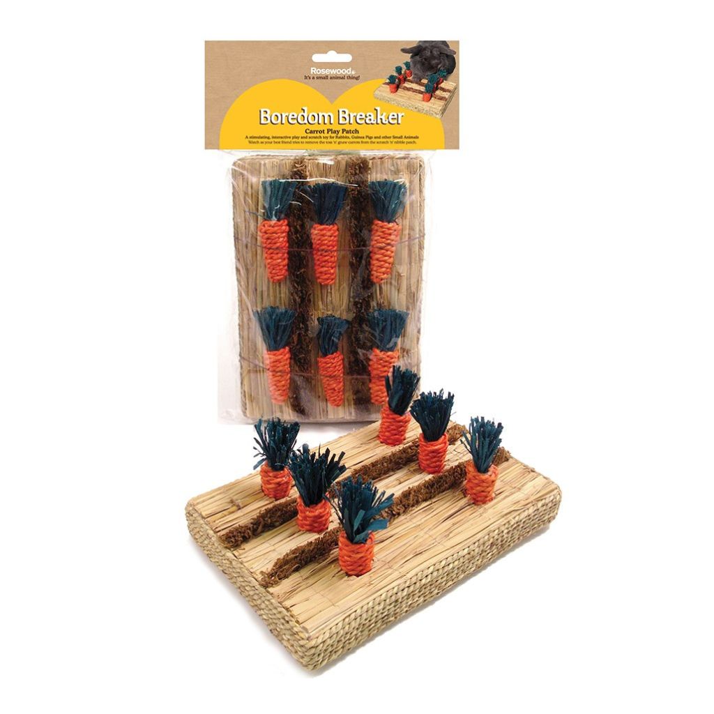 Carrot Play Patch Rabbit Toy