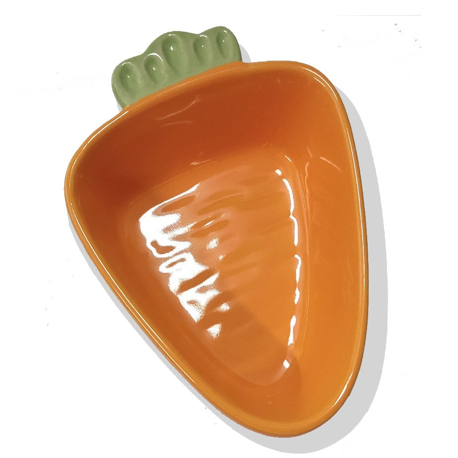 Carrot Shaped Rabbit Bowl