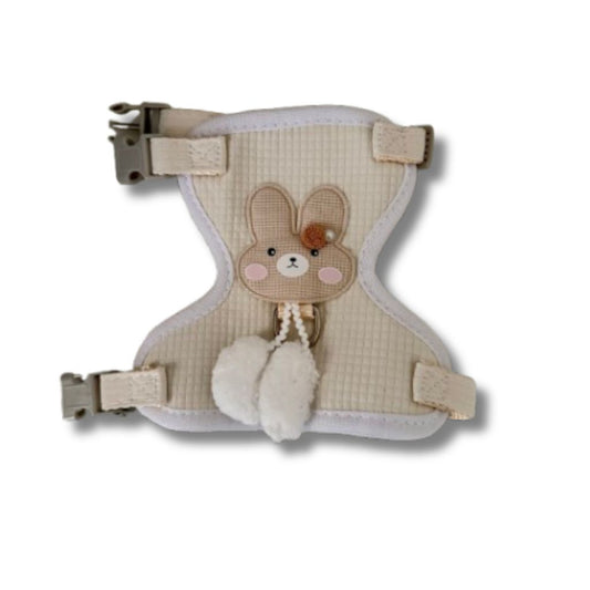 Cute Rabbit Harness White