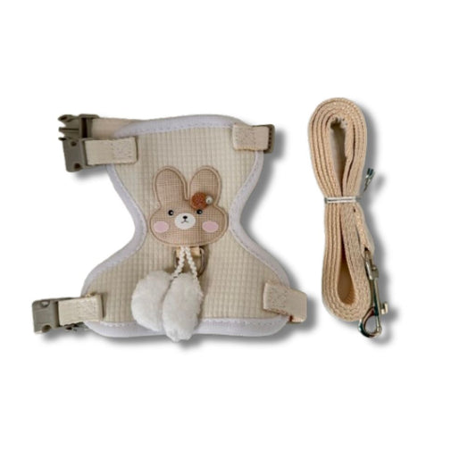Cute Pet Rabbit Harness and Leash Set