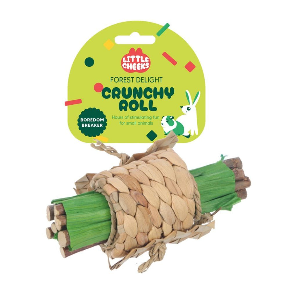 Forest Delight Crunchy Roll | Natural Rabbit Chew Toy – Rabbits Down Under
