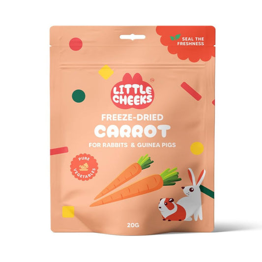 Freeze dried carrots for rabbits and guinea pigs 