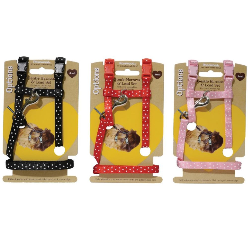 Rabbit Harness Lead Polka Dot