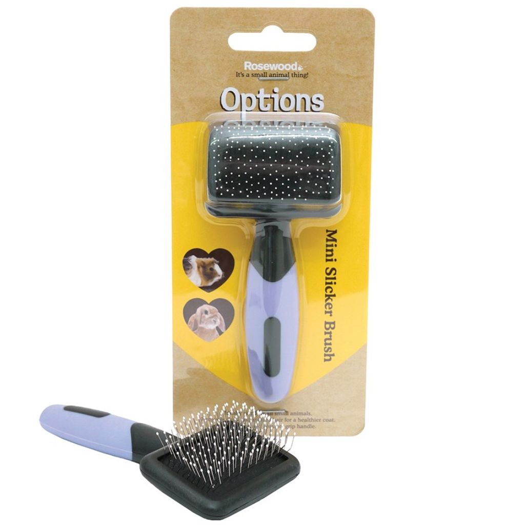 Triangular Scraper For Rabbits Rosewood Mini Slicker Brush Rabbit Grooming – Rabbits Down Under