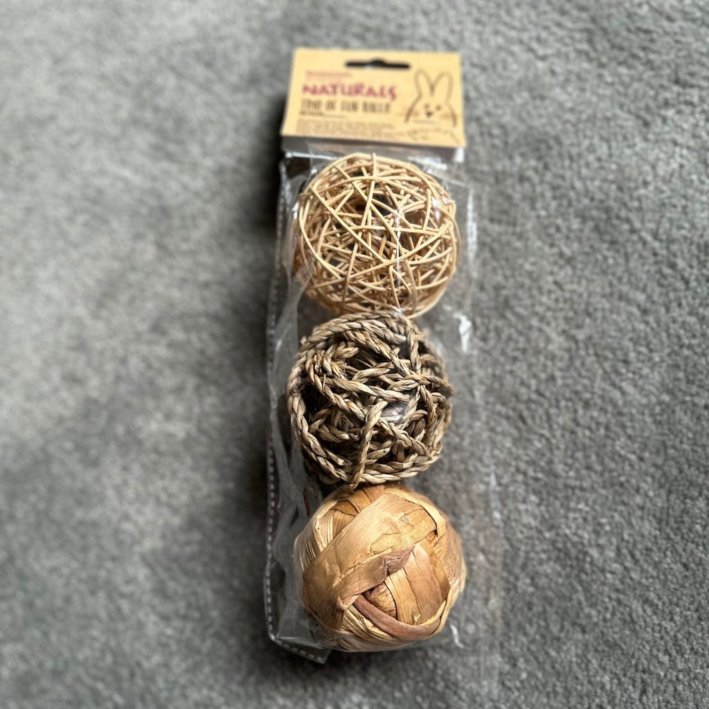 Trio Of Fun Sensory Balls Rabbit Toy